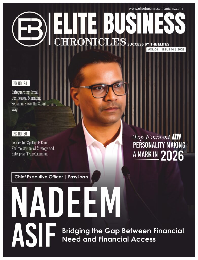 Cover Page of Nadeem Asif Chief Executive Officer at LeadBee, featured by Elite Business Chronicles